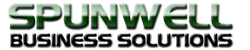 spunwell logo glossy green